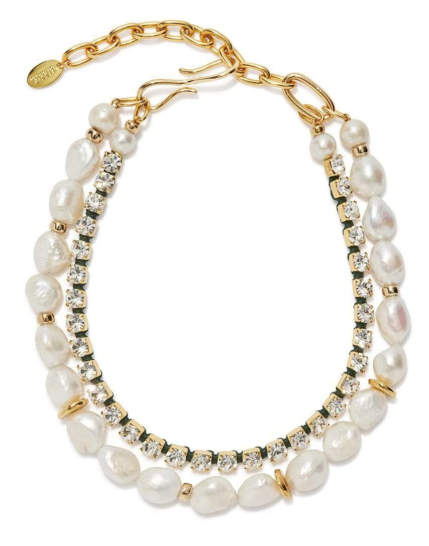 LIZZIE FORTUNATO-Crystal Lagoon Necklace-MULTI