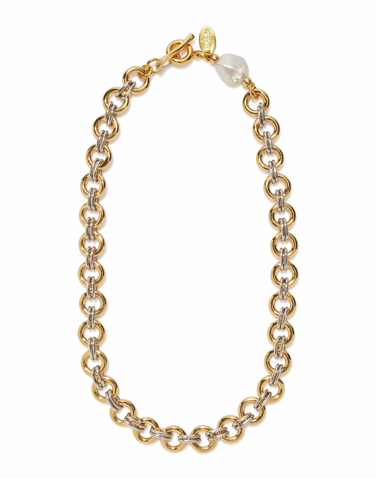 LIZZIE FORTUNATO-Duet Chain Necklace-MULTI