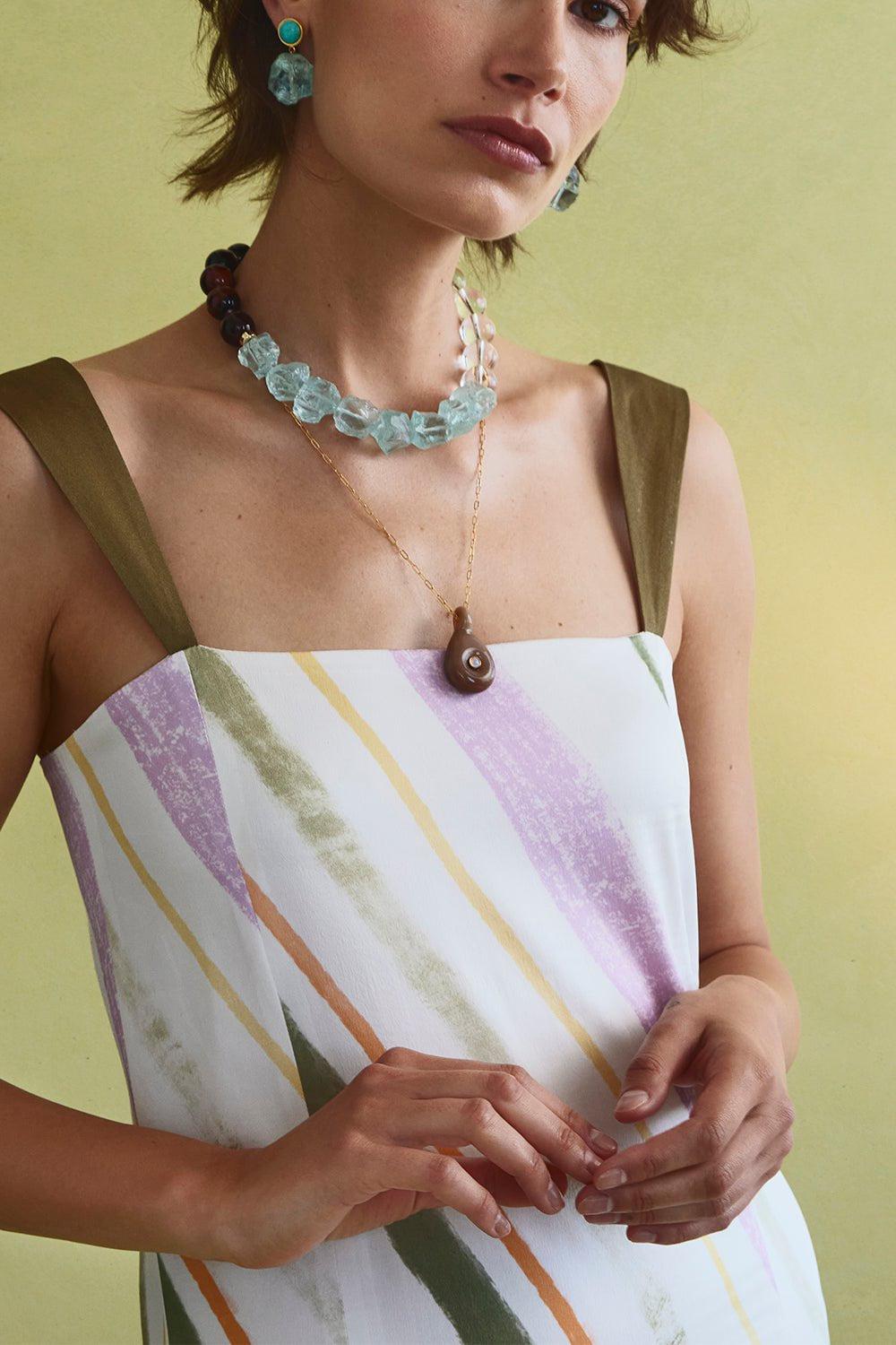 LIZZIE FORTUNATO-Glacier Bay Necklace-MULTI