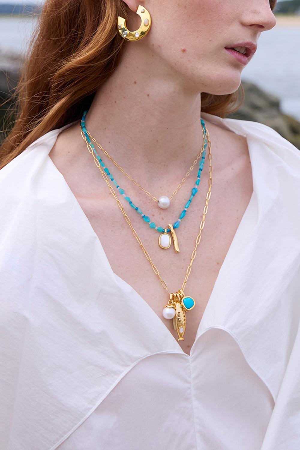 Miyako Necklace-MULTI-JEWELRYBOUTIQUENECKLACE O-LIZZIE FORTUNATO