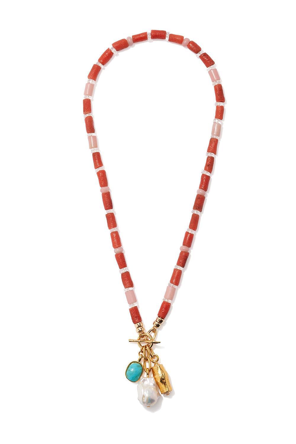 Red Sea Necklace-MULTI-JEWELRYBOUTIQUENECKLACE O-LIZZIE FORTUNATO