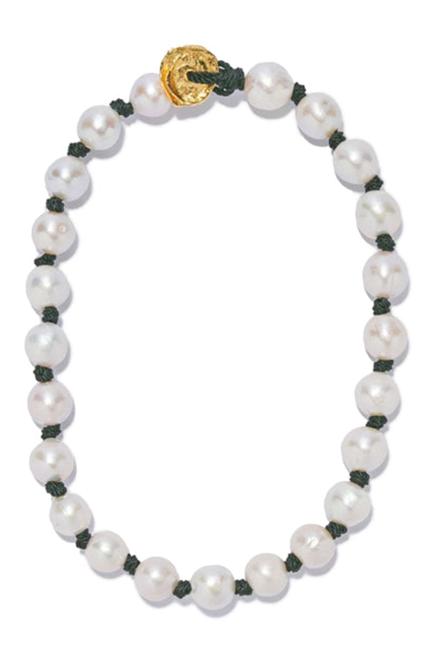LIZZIE FORTUNATO-Cruz Necklace-PEARL