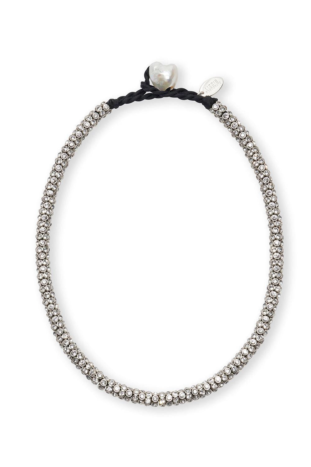 METEOR SHOWER NECKLACE-SILVER-16.5-JEWELRYBOUTIQUENECKLACE O-LIZZIE FORTUNATO