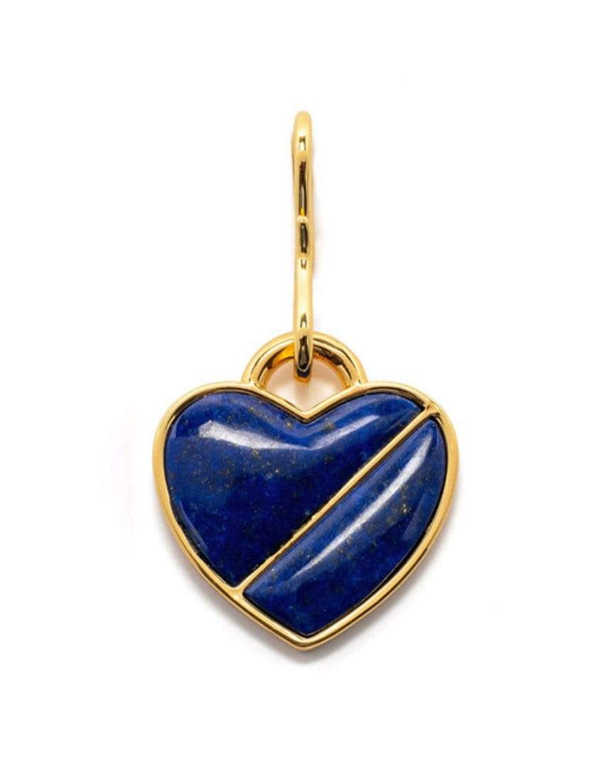 LIZZIE FORTUNATO-Heart Pendant - Midnight Lover-BLUE