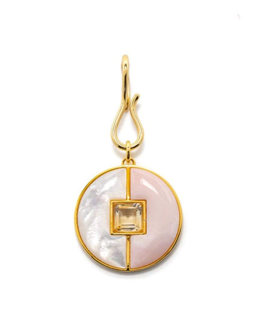 LIZZIE FORTUNATO-Porto Pendant - Goddess-WHITE