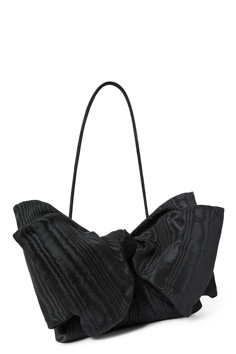 LOEFFLER RANDALL-Valerie Bow Clutch-BLACK