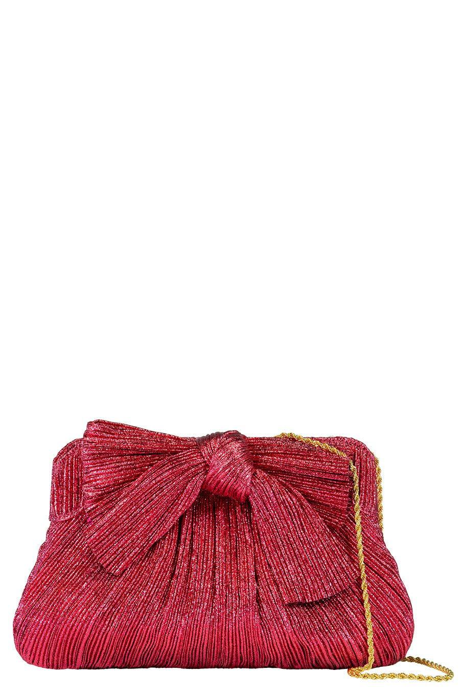 LOEFFLER RANDALL-Rayne Clutch - Fuschia-FUCHSIA