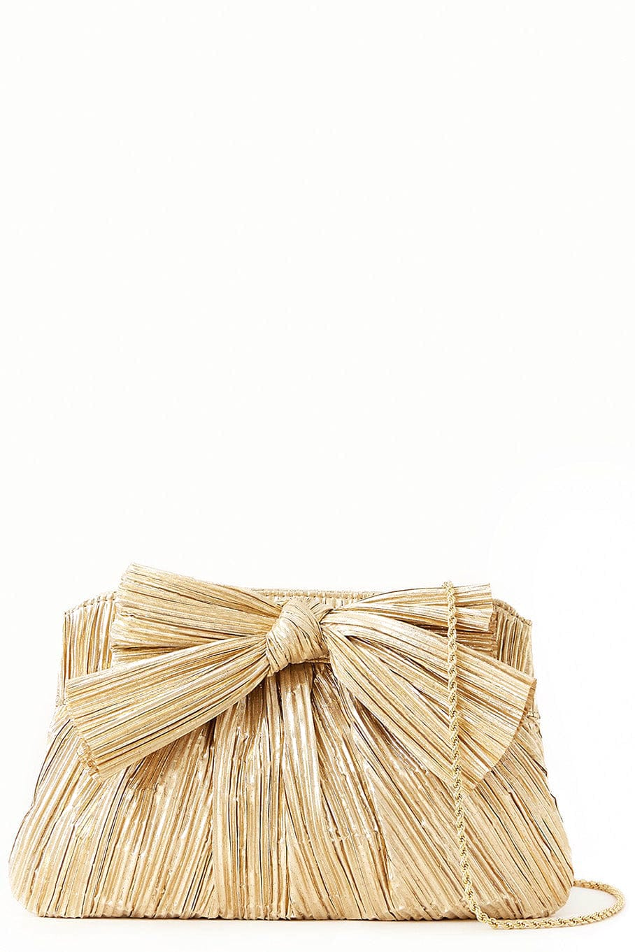 LOEFFLER RANDALL-Rayne Clutch - Gold-GOLD