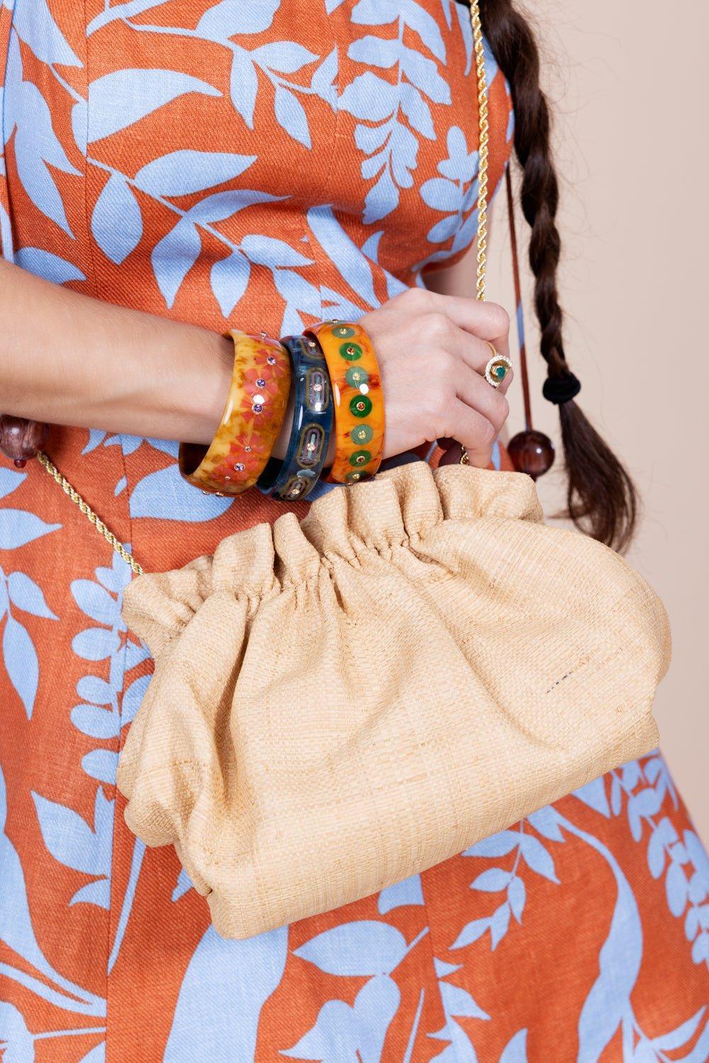 LOEFFLER RANDALL-Willa Mini Clutch-NATURAL
