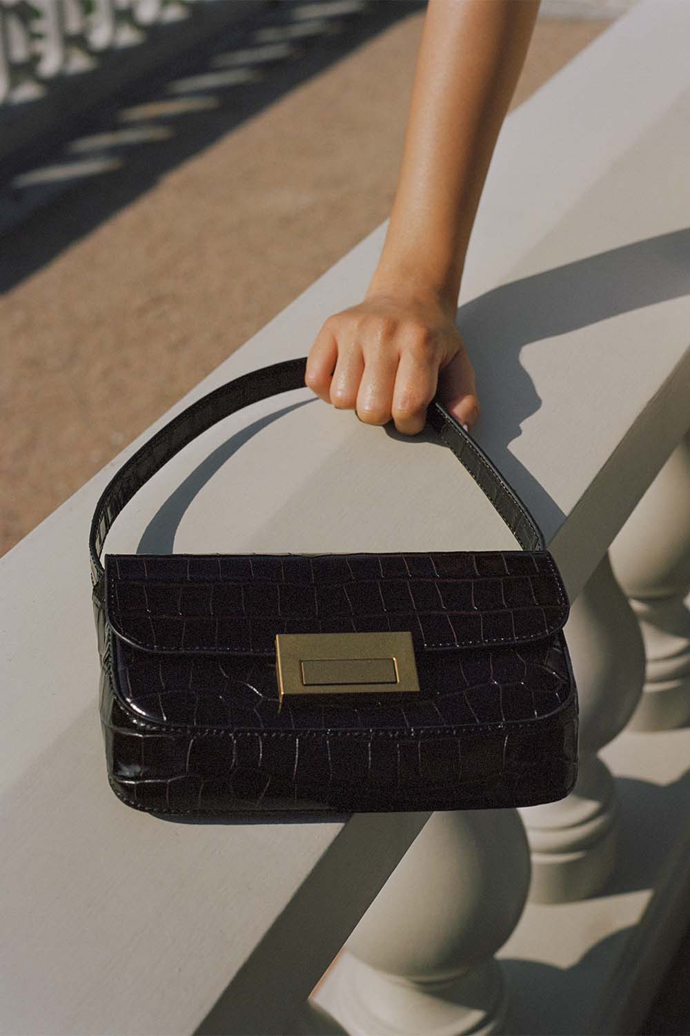 LOEFFLER RANDALL-Stefania Baguette - Ebony-EBONY