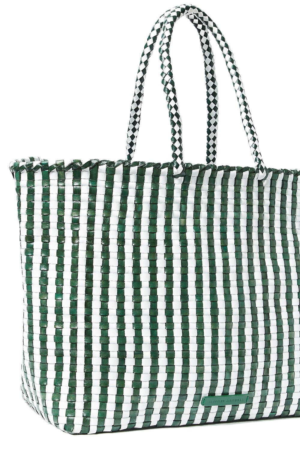 LOEFFLER RANDALL-Klara Tote-EMRLDWHT