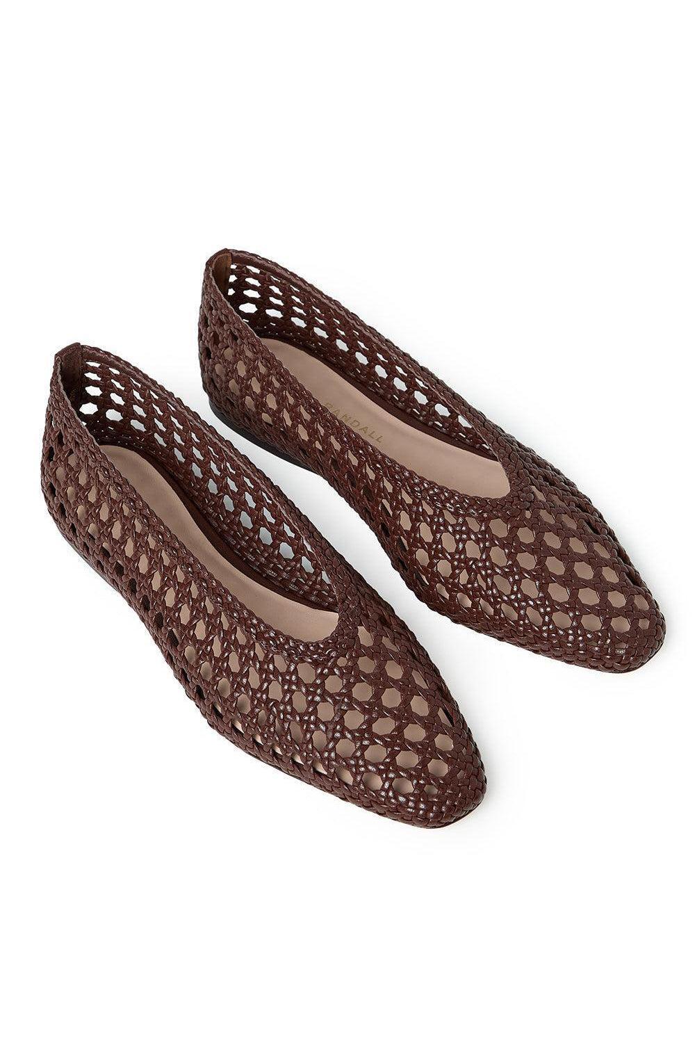 Emery Flat - Chocolate-BROWN-5.5-SHOEBALLET FLA-LOEFFLER RANDALL