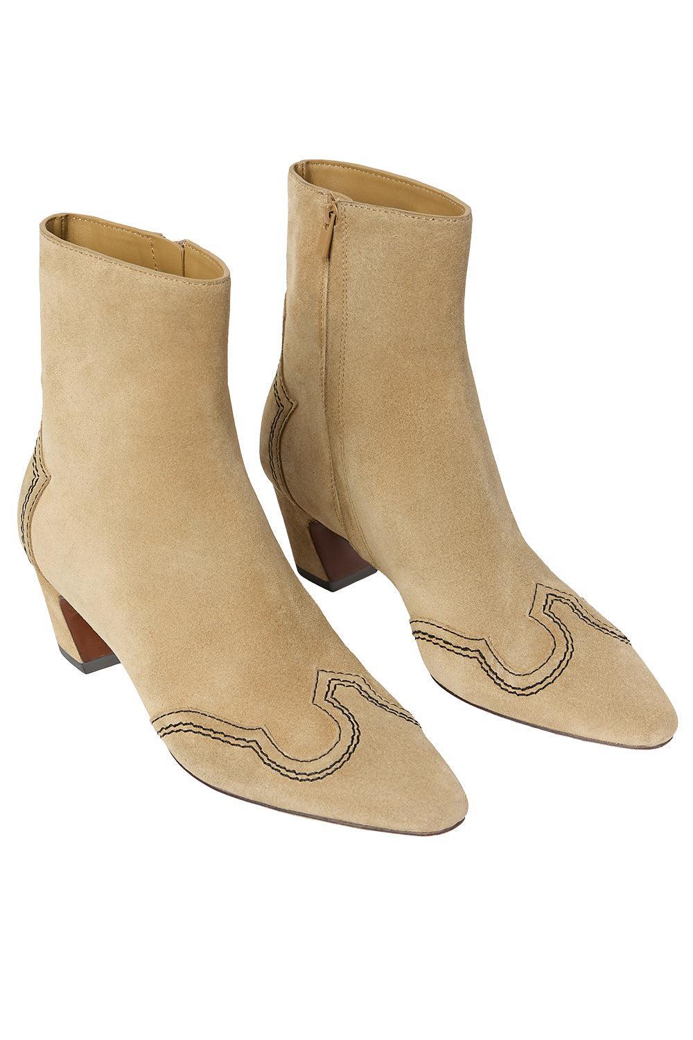 Aspen Heeled Ankle Boot-BROWN-6-SHOEBOOT-LOEFFLER RANDALL