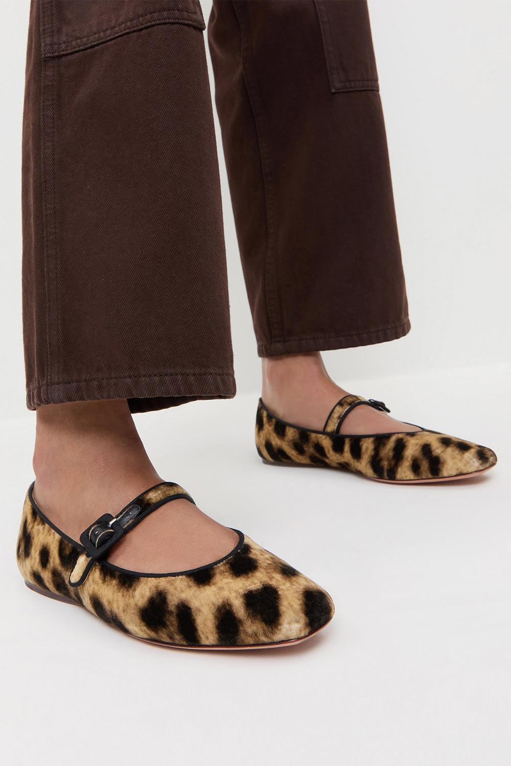 Ginger Mary Jane Falt-ANIMAL-6.5-SHOEFLAT SHOE-LOEFFLER RANDALL