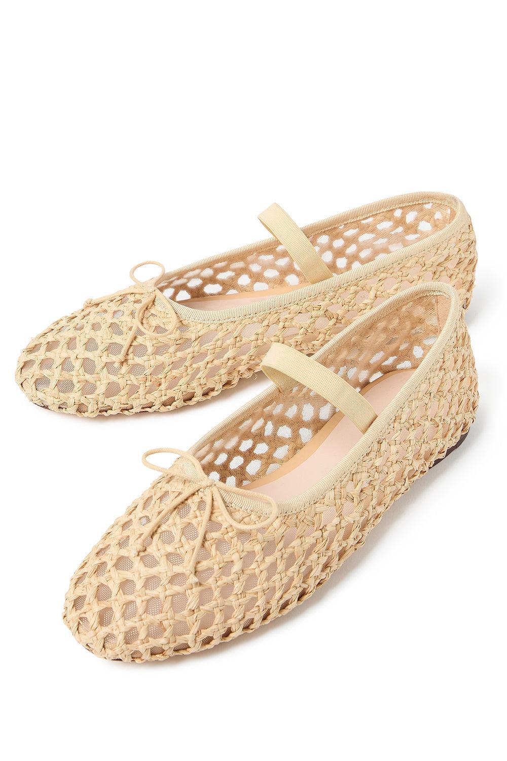 Leonie Flat-NATURAL-6-SHOEFLAT SHOE-LOEFFLER RANDALL