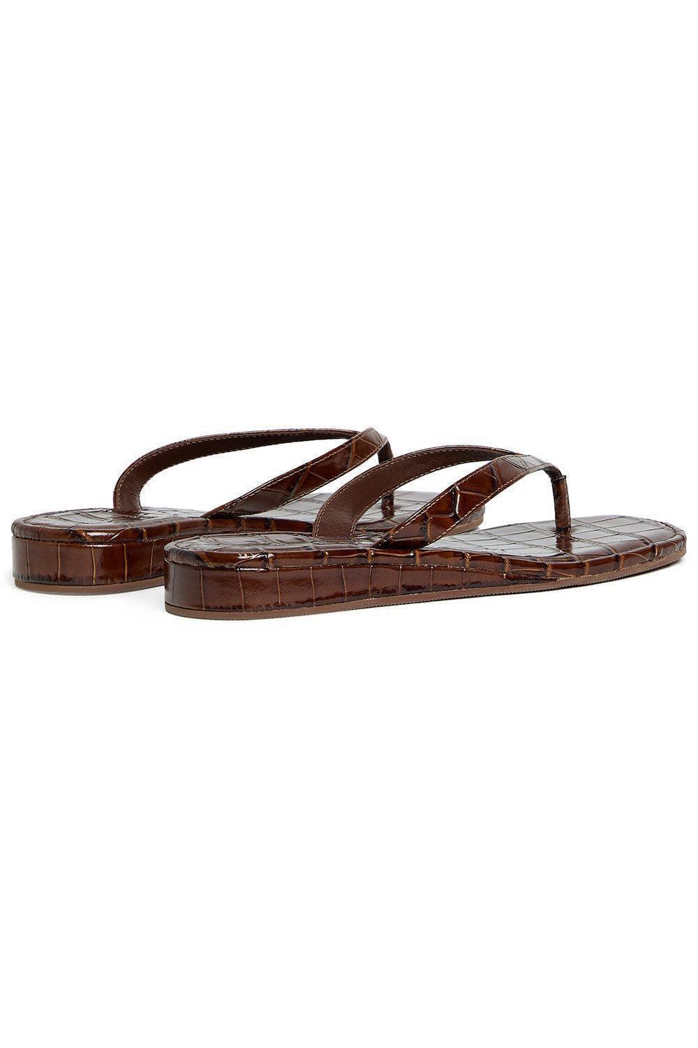 Lina Flip Flop-BROWN-6-SHOESANDAL-LOEFFLER RANDALL