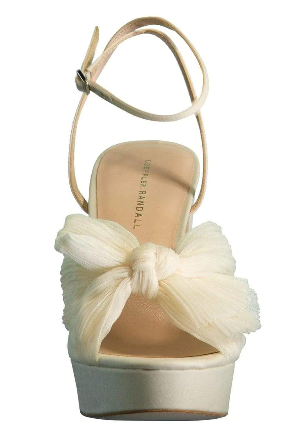 LOEFFLER RANDALL-Pleated Platform Sandal-