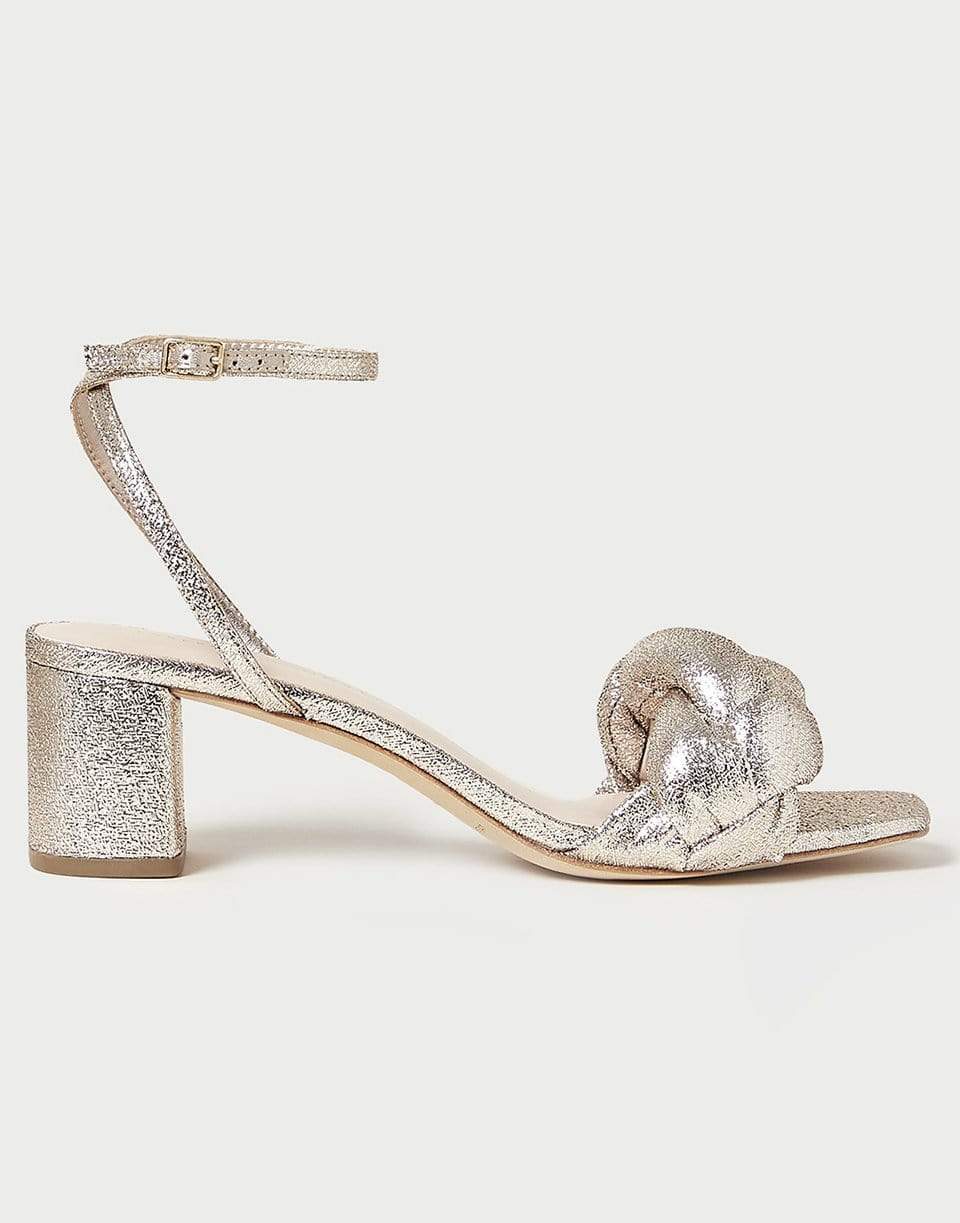 LOEFFLER RANDALL-Mid-Heel Sandal With Braid-