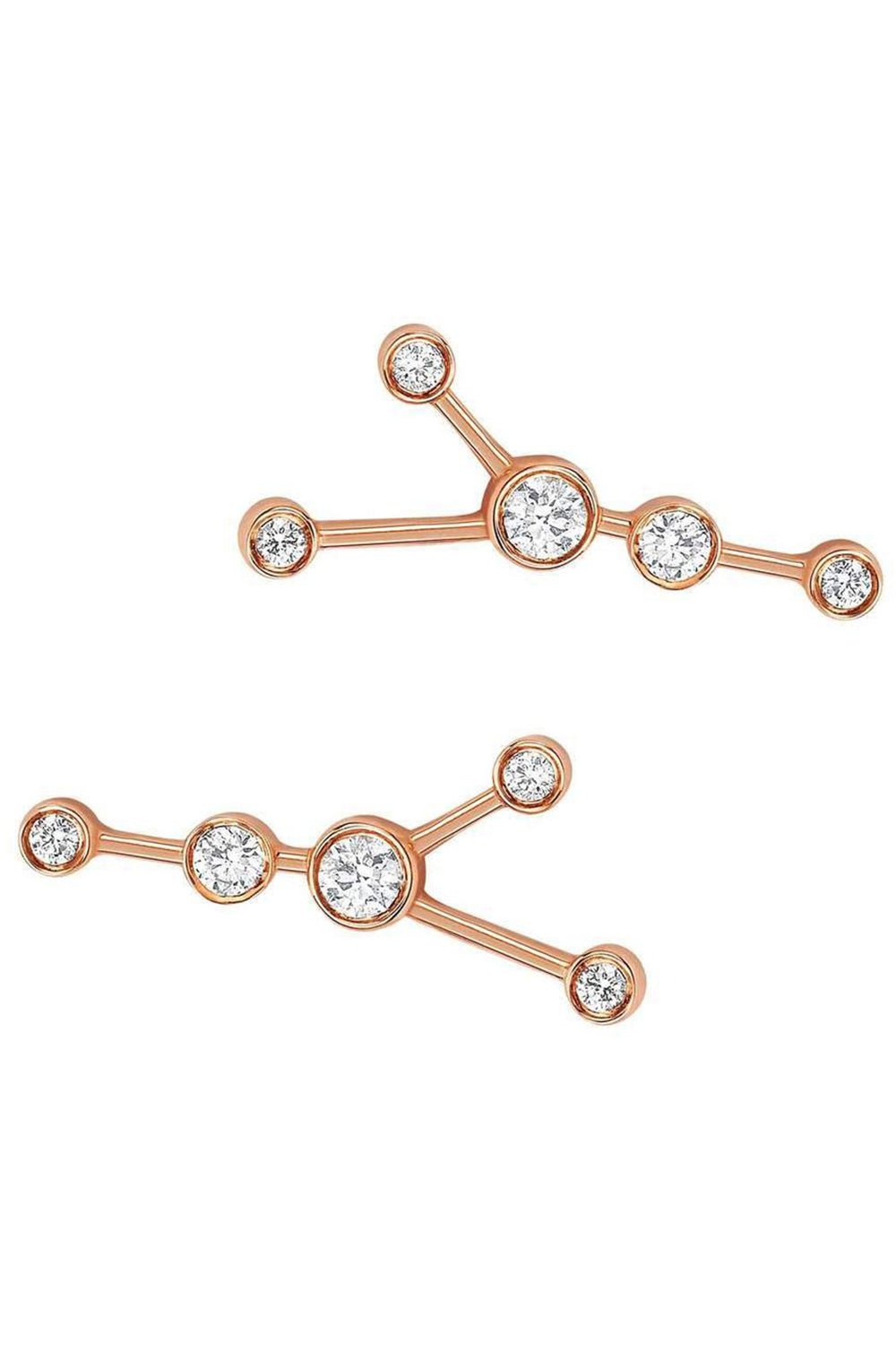 LOGAN HOLLOWELL-Cancer Diamond Constellation Studs-