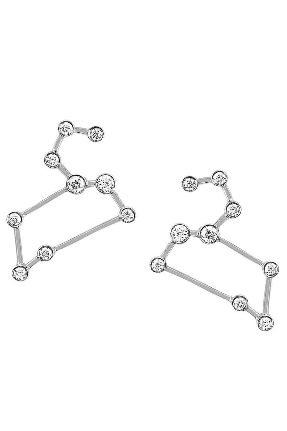 LOGAN HOLLOWELL-Leo Diamond Constellation Studs-