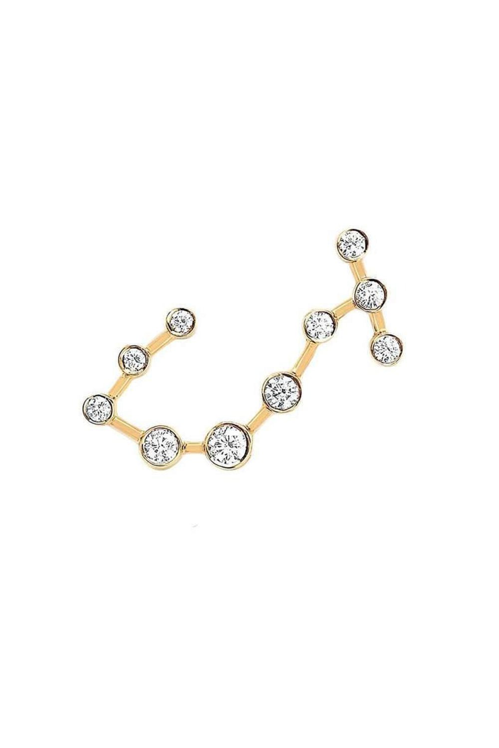 LOGAN HOLLOWELL-Scorpio Diamond Constellation Studs-