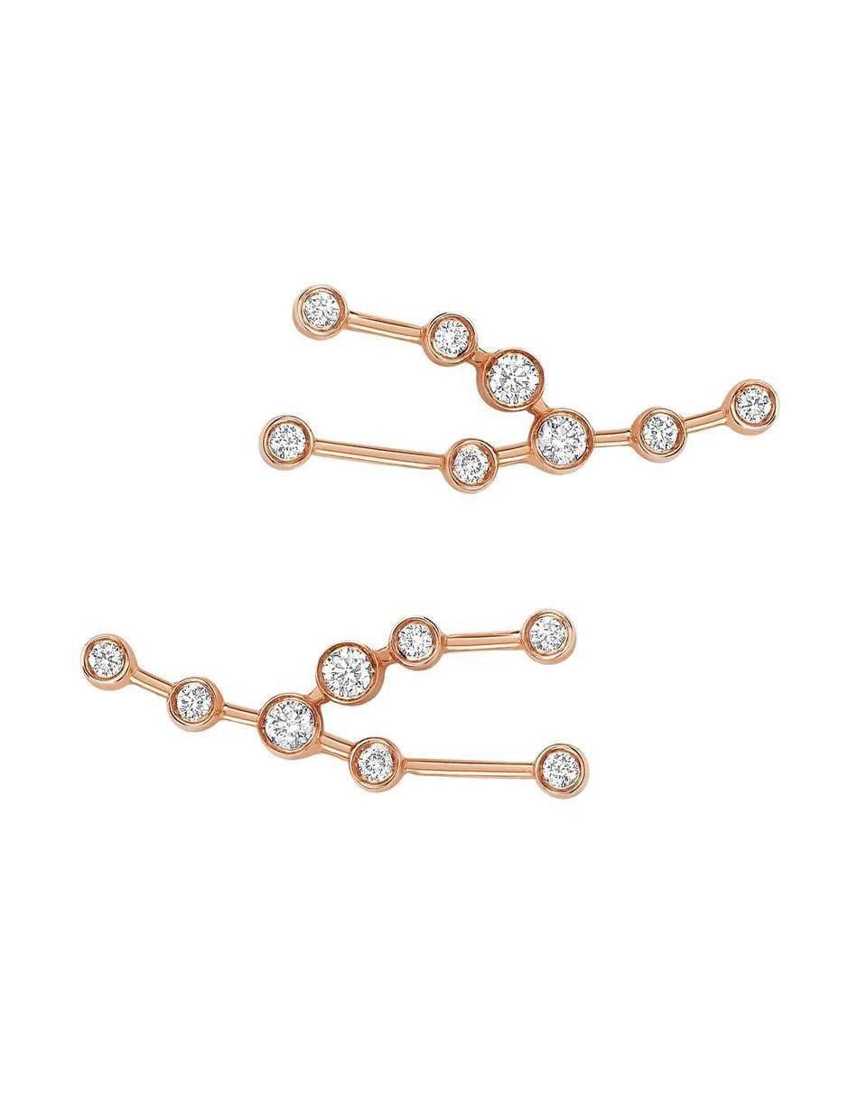LOGAN HOLLOWELL-Taurus Diamond Constellation Studs-