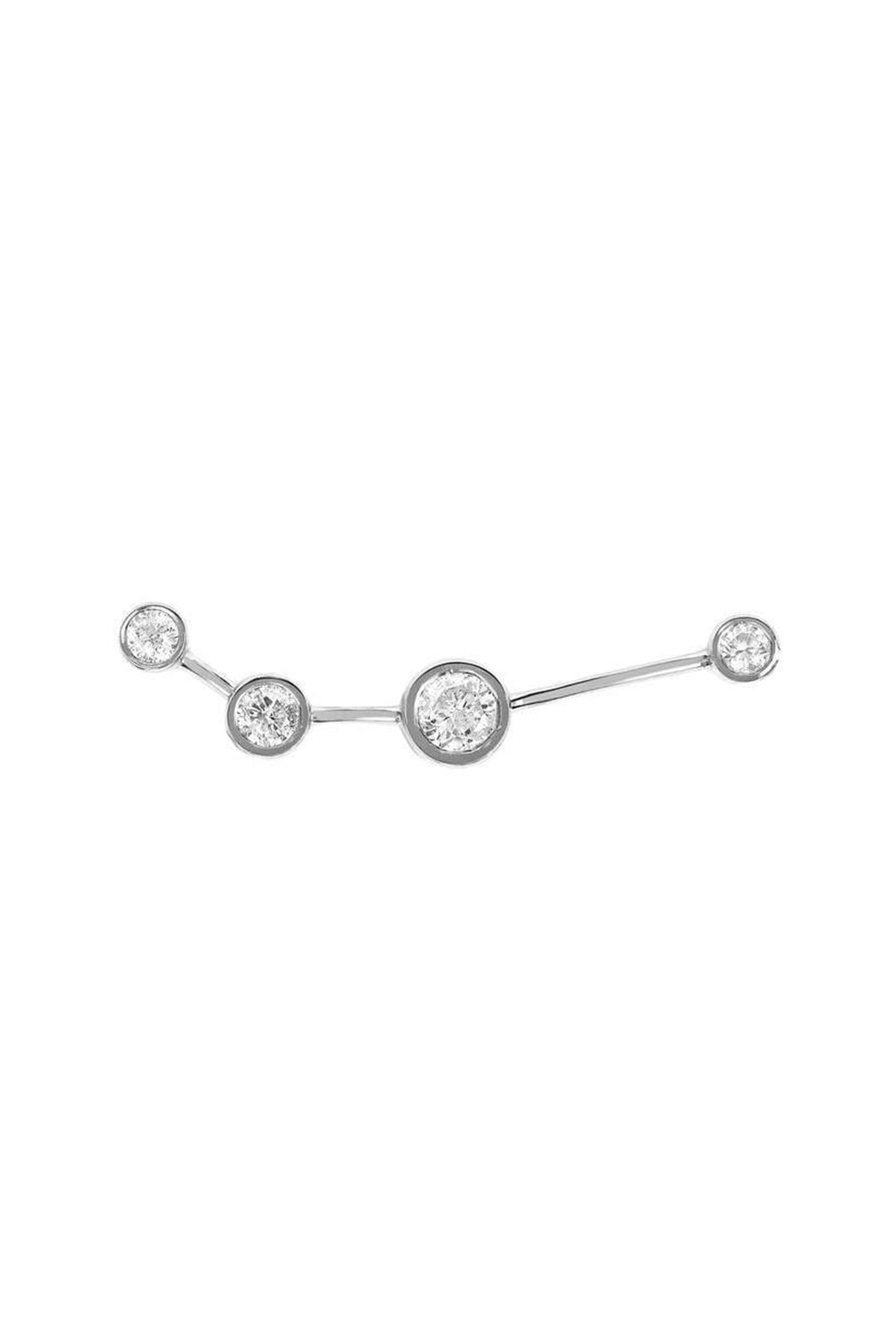LOGAN HOLLOWELL-Aries Diamond Constellation Studs-