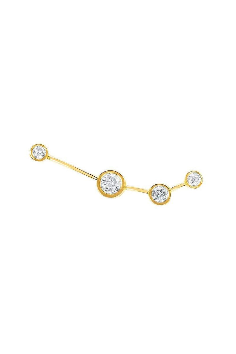 LOGAN HOLLOWELL-Aries Diamond Constellation Studs-
