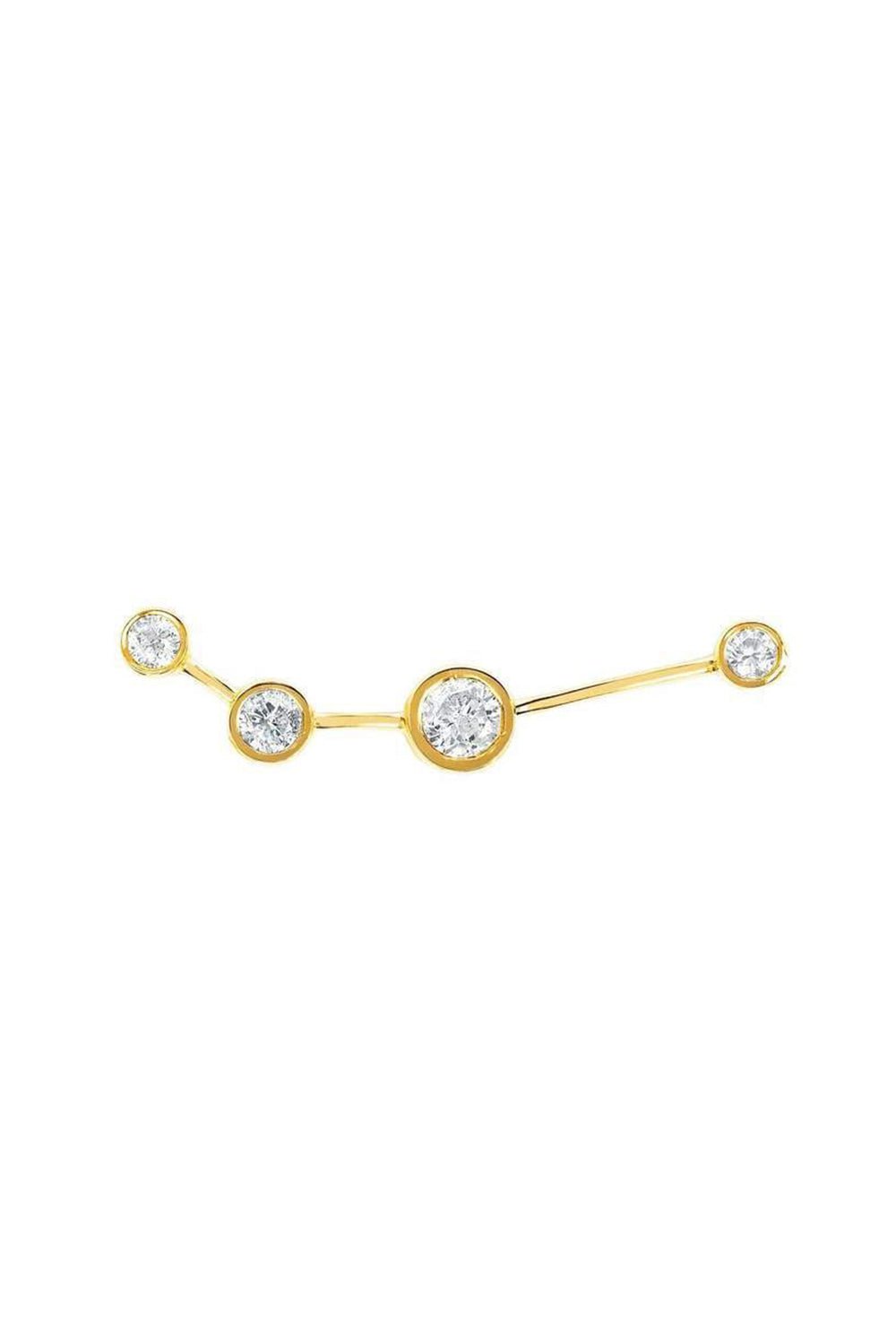 LOGAN HOLLOWELL-Aries Diamond Constellation Studs-