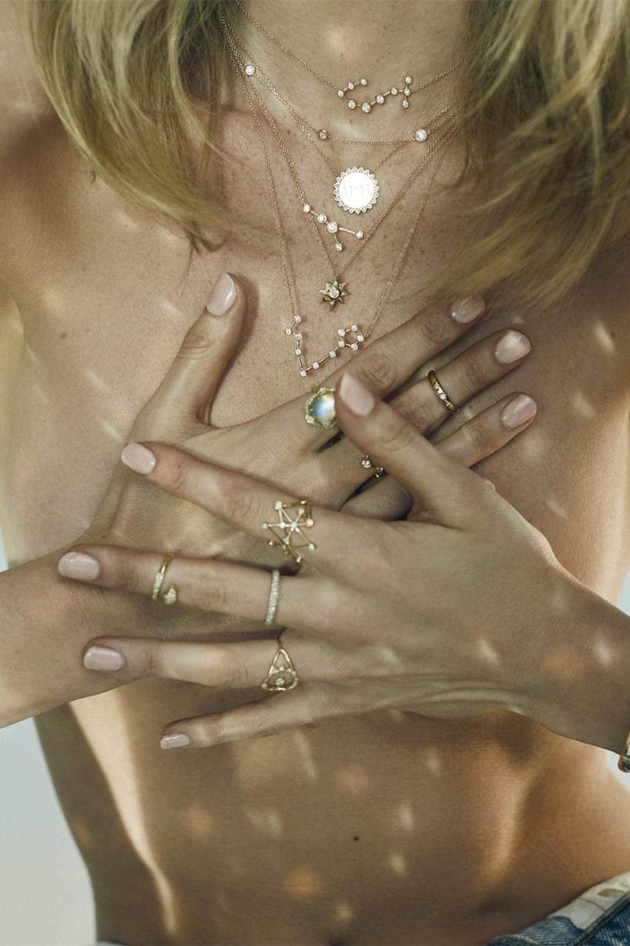 LOGAN HOLLOWELL-Cancer Constellation Necklace-