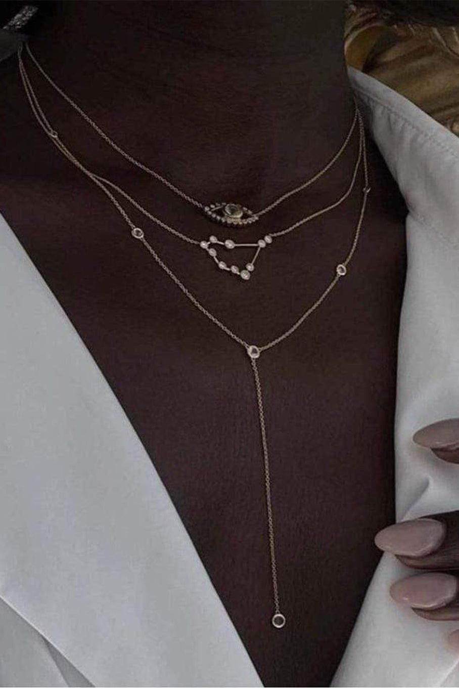 LOGAN HOLLOWELL-Capricorn Constellation Necklace-