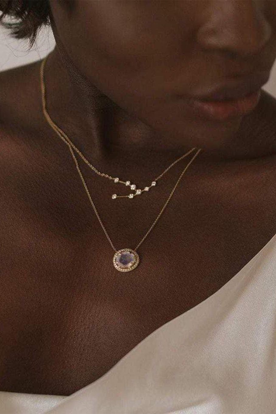 LOGAN HOLLOWELL-Taurus Constellation Necklace-