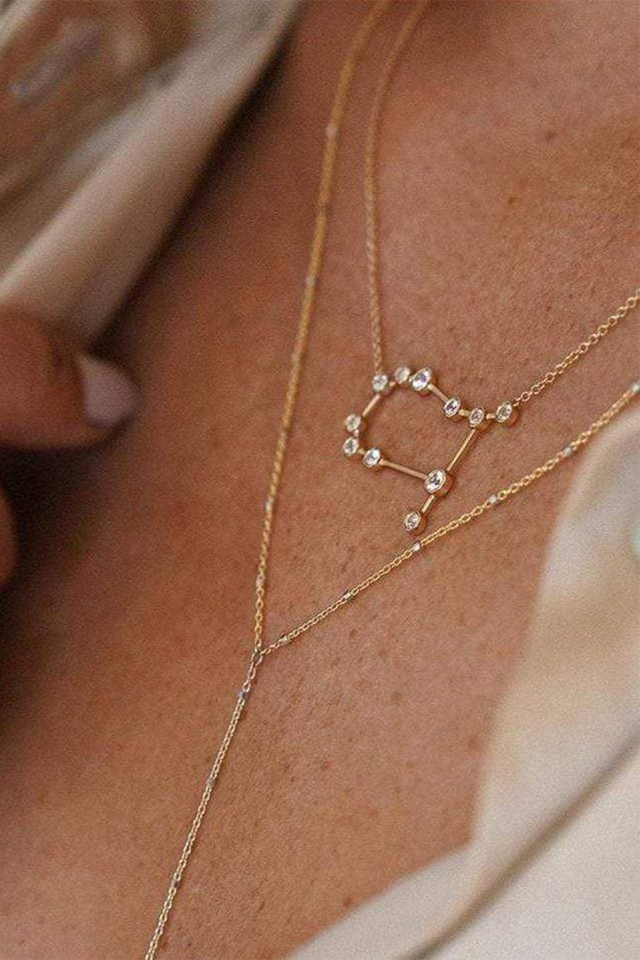 LOGAN HOLLOWELL-Gemini Constellation Necklace-