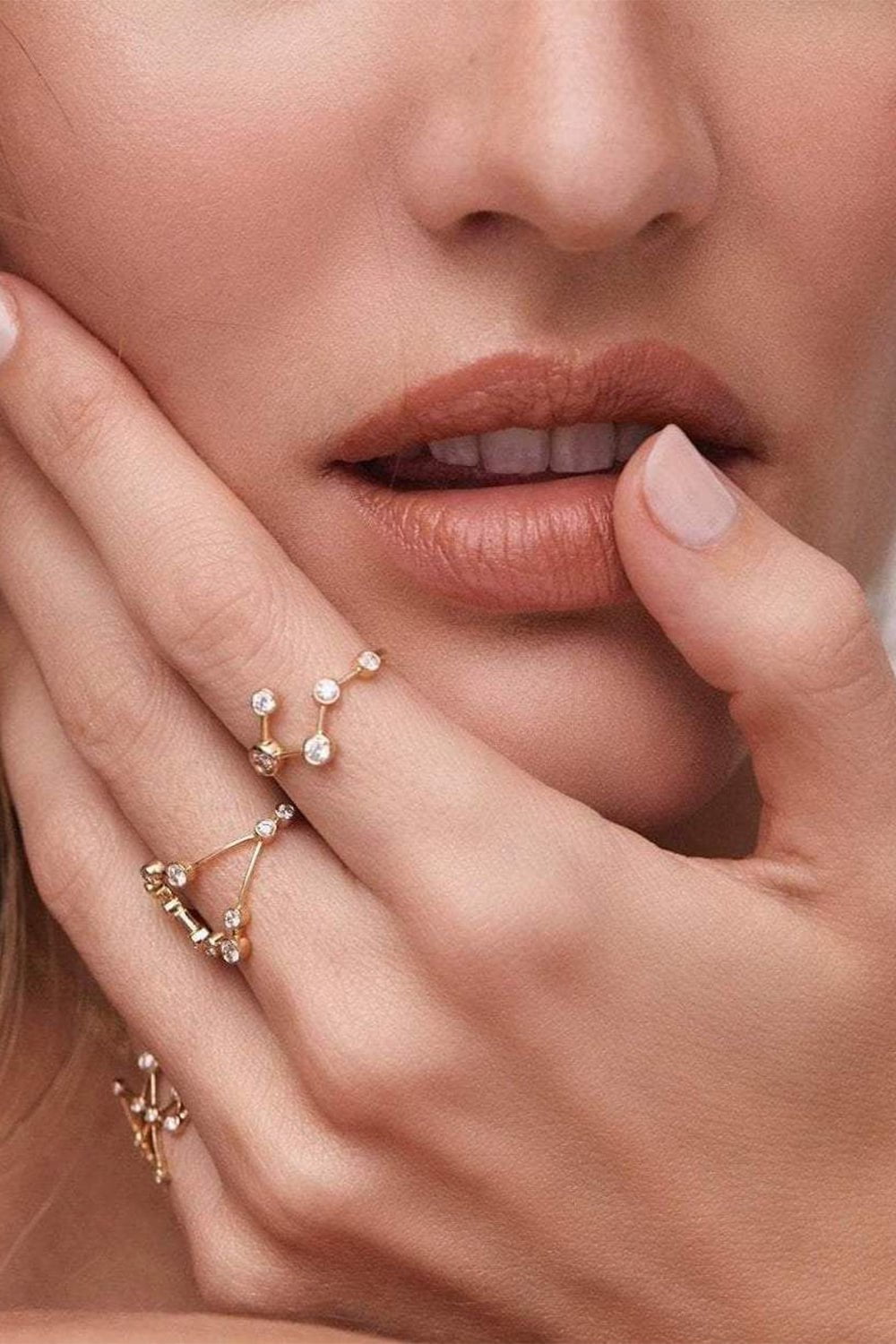 LOGAN HOLLOWELL-Big Dipper Diamond Constellation Ring-