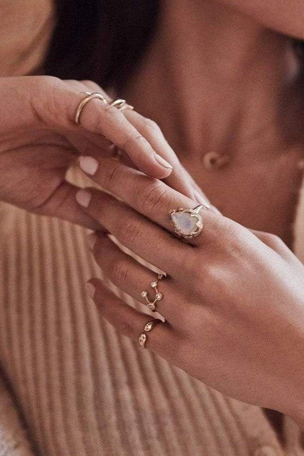 LOGAN HOLLOWELL-Big Dipper Diamond Constellation Ring-
