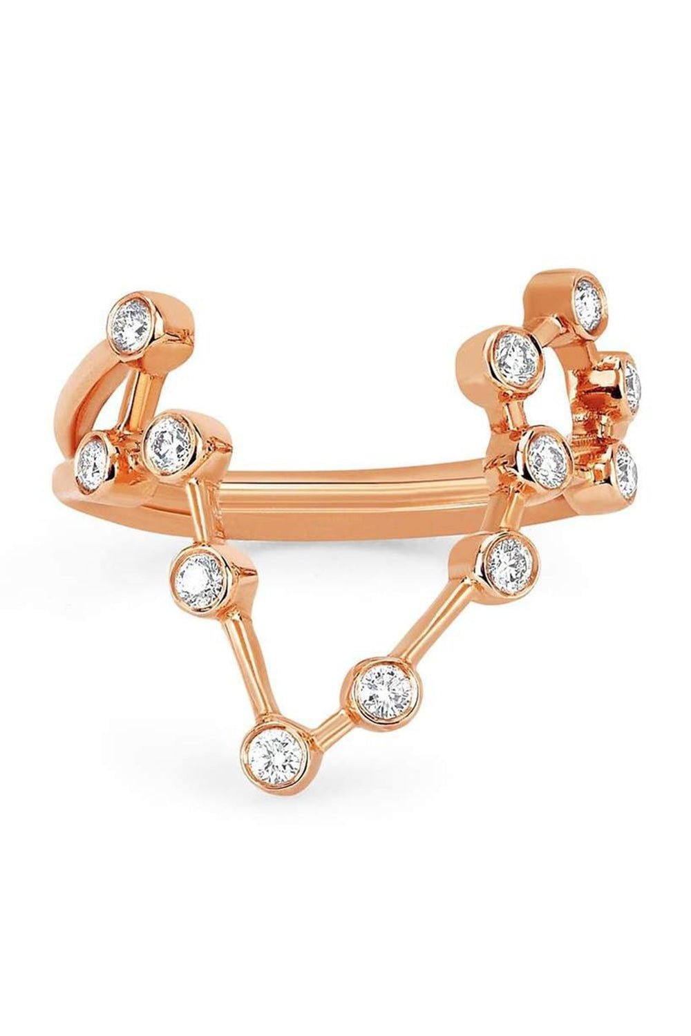 LOGAN HOLLOWELL-Pisces Diamond Constellation Ring-