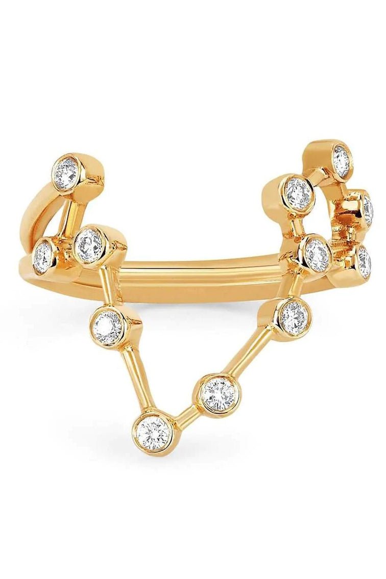 LOGAN HOLLOWELL-Pisces Diamond Constellation Ring-