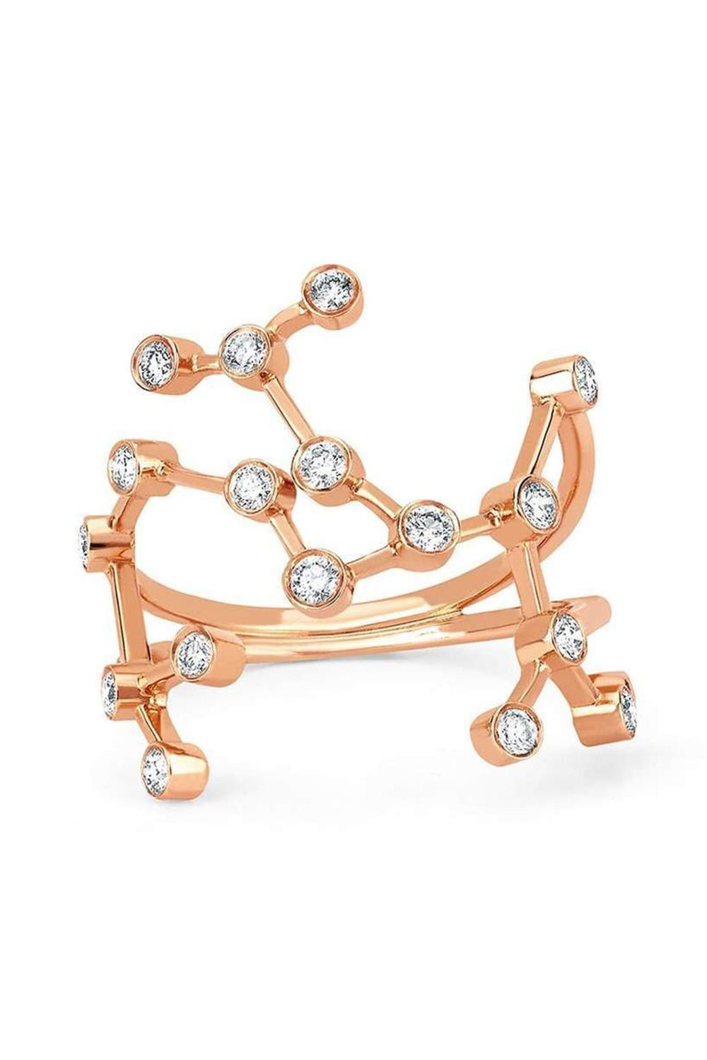 LOGAN HOLLOWELL-Sagittarius Diamond Constellation Ring-