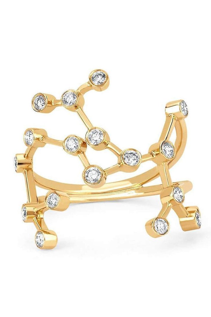LOGAN HOLLOWELL-Sagittarius Diamond Constellation Ring-