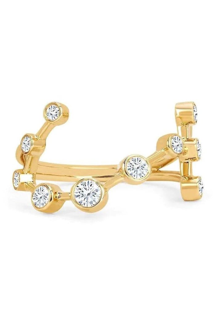 LOGAN HOLLOWELL-Scorpio Diamond Constellation Ring-