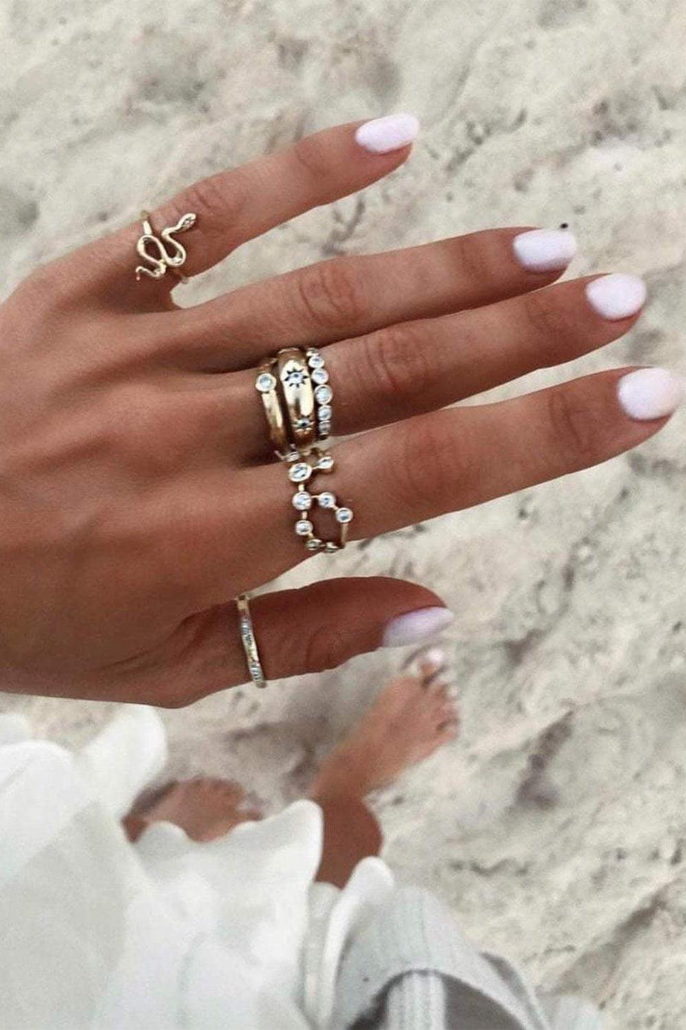 LOGAN HOLLOWELL-Virgo Diamond Constellation Ring-