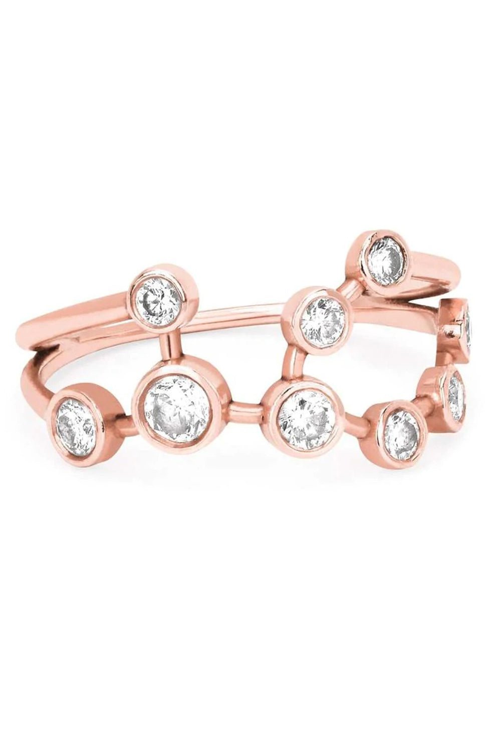 LOGAN HOLLOWELL-Virgo Diamond Constellation Ring-