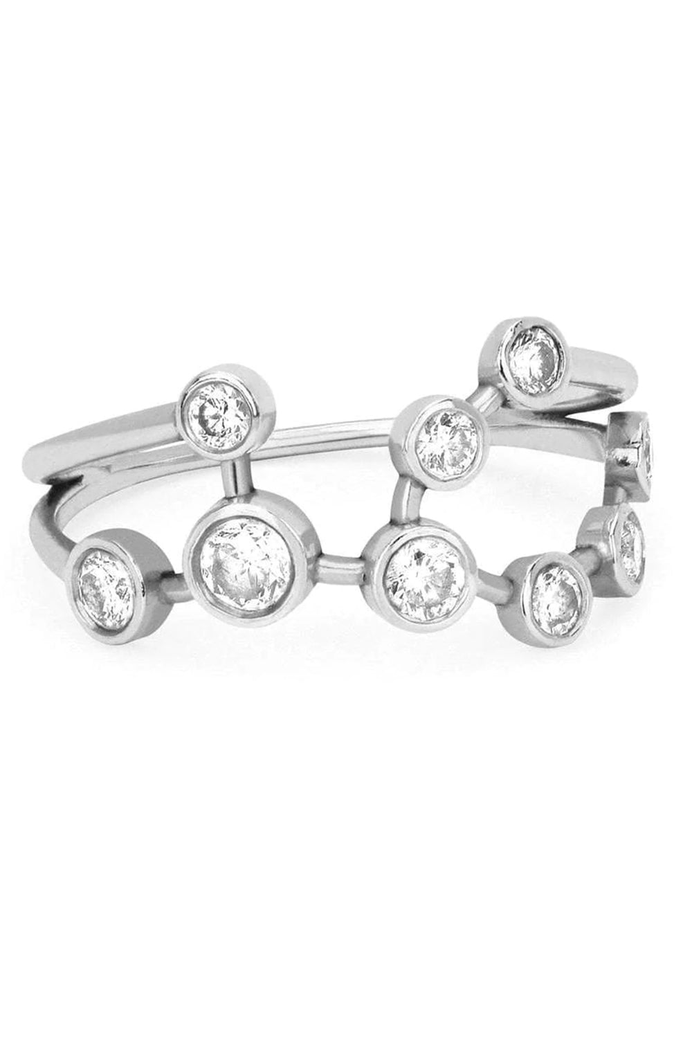 LOGAN HOLLOWELL-Virgo Diamond Constellation Ring-