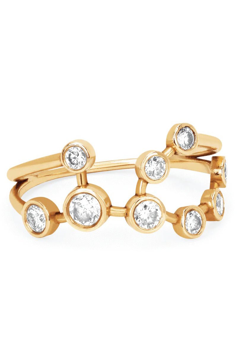 LOGAN HOLLOWELL-Virgo Diamond Constellation Ring-