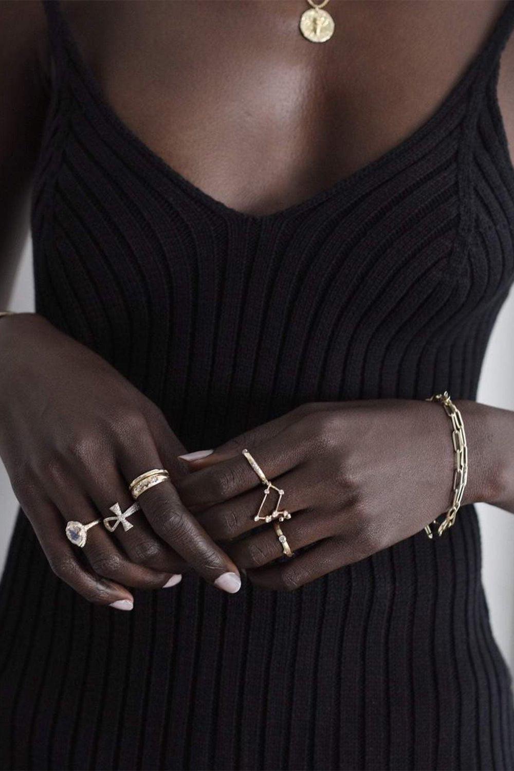 LOGAN HOLLOWELL-Leo Constellation Ring-