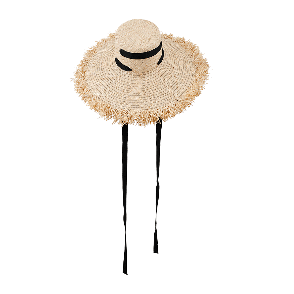 LOLA HATS-Alpargatas Hat-NAT/BLK