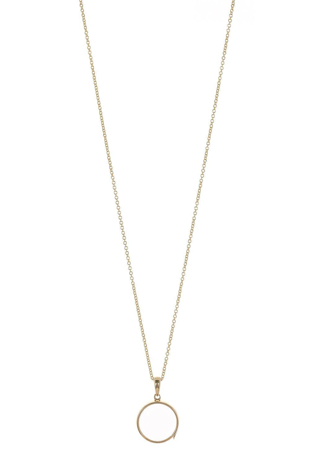 Midi Round Super Fine Rolo Pendant Necklace-YELLOW GOLD-18-JEWELRYFINE JEWELNECKLACE O-LOQUET