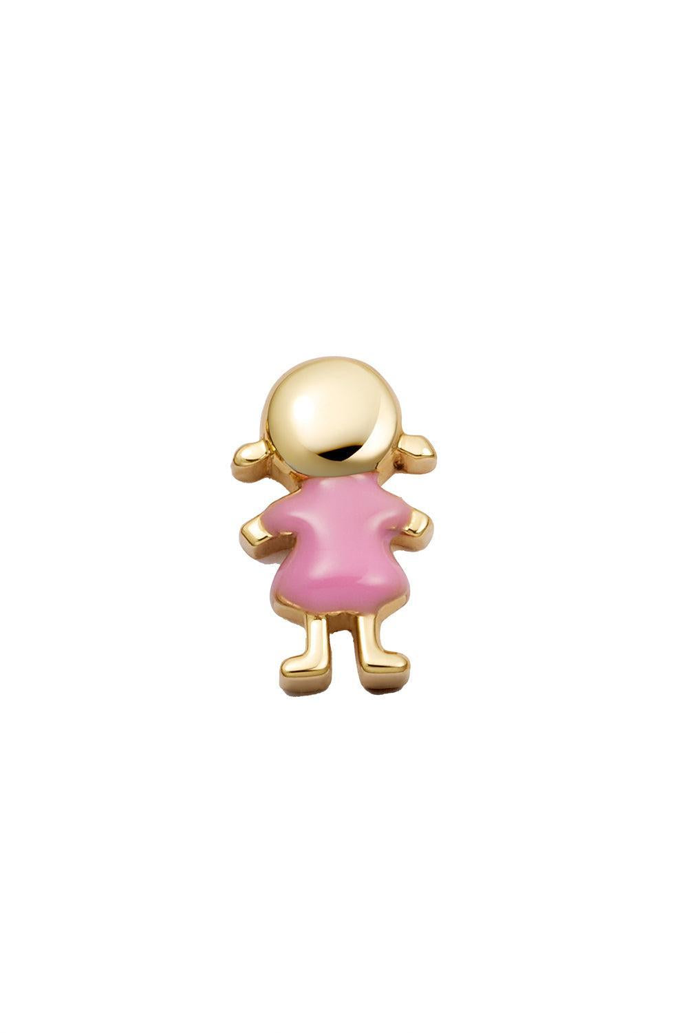 Girl Charm-YELLOW GOLD-JEWELRYFINE JEWELPENDANT-LOQUET