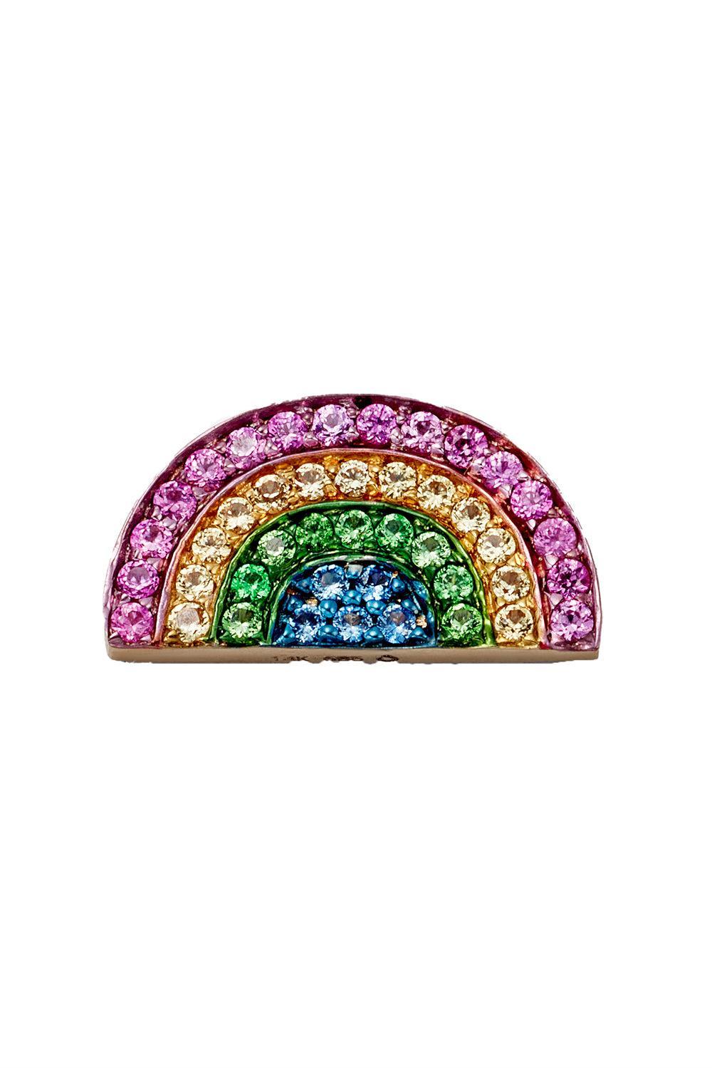 Large Sapphire Rainbow Charm-YELLOW GOLD-JEWELRYFINE JEWELPENDANT-LOQUET