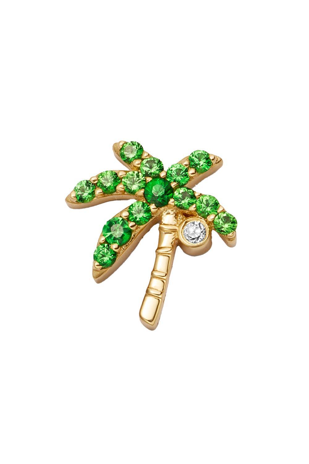 Palm Tree Charm-YELLOW GOLD-JEWELRYFINE JEWELPENDANT-LOQUET